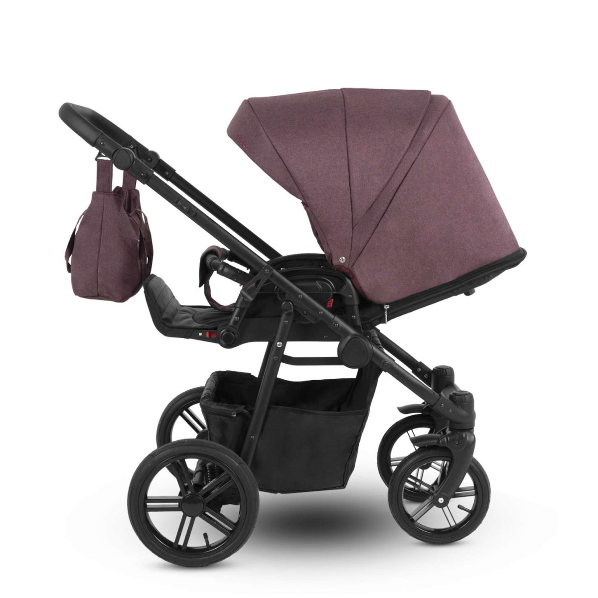 Коляска Camarelo Picco 2 в 1 гранатовый меланж