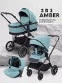 Коляска 3 в 1 Mowbaby Amber Mint