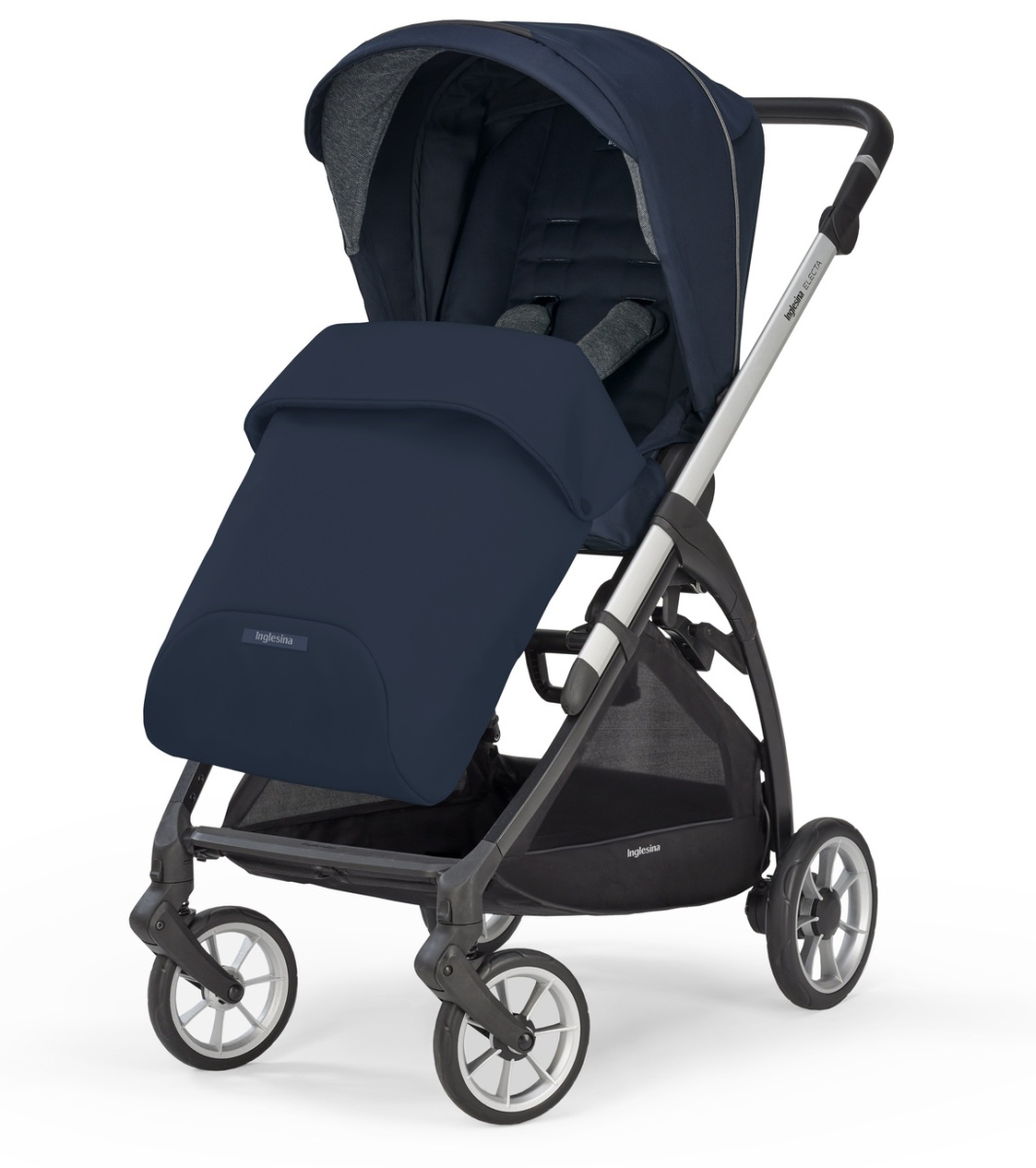Коляска 2 в 1 Inglesina Electa с подставкой под люльку Stand Up,  Soho Blue