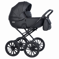 Коляска 2 в 1 Riko Basic Montana Ecco Prestige 12 Black