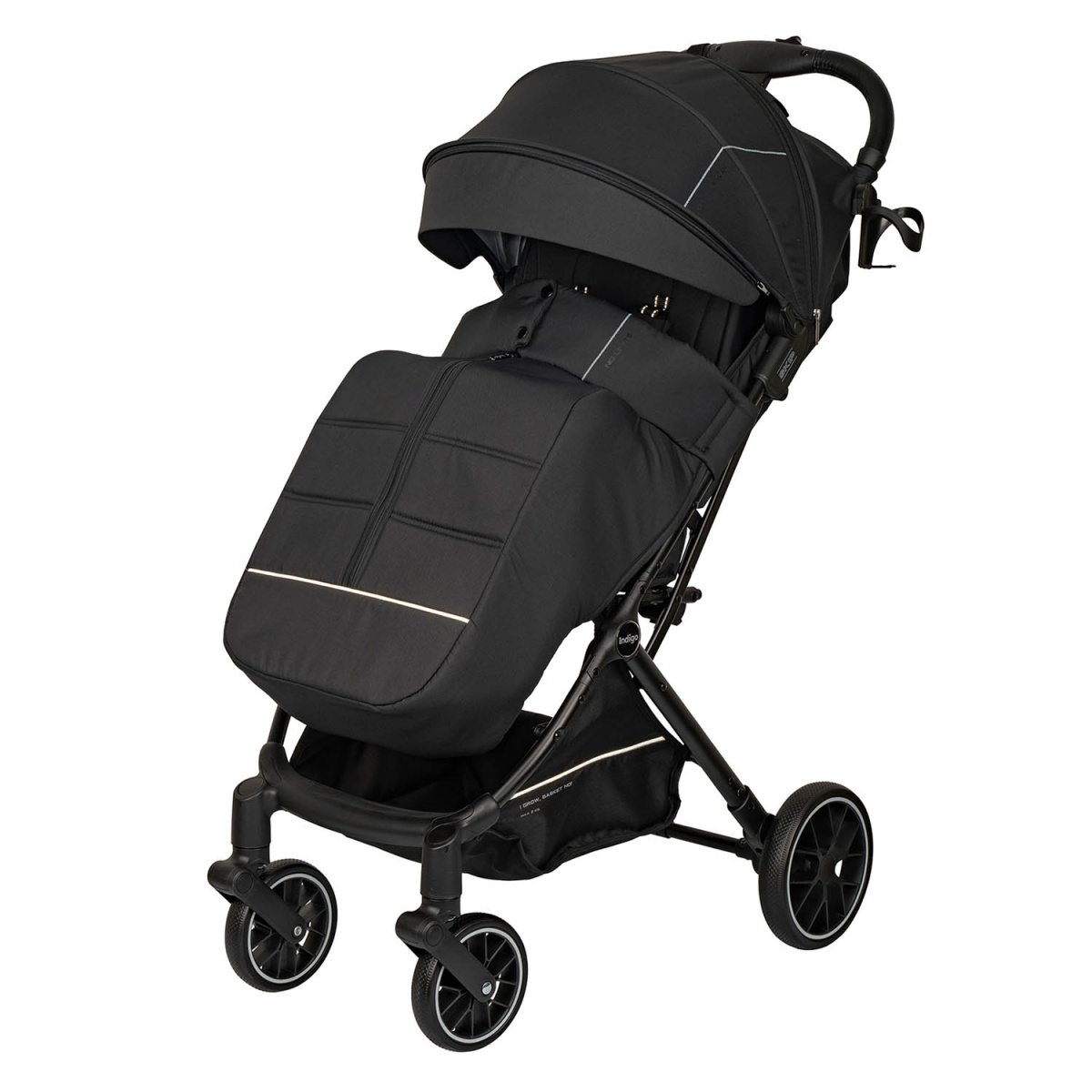 Коляска прогулочная Indigo SKIP черный