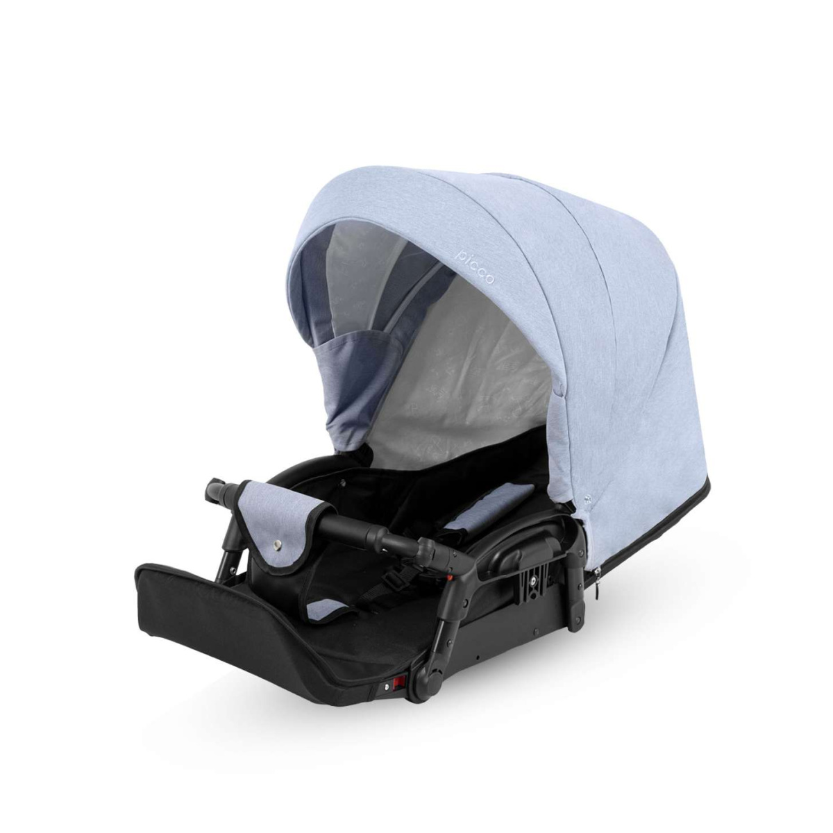 Коляска Camarelo Picco 3 в 1 голубой меланж