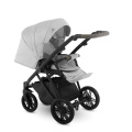 Коляска Camarelo Zeo 3 в 1 экокожа светло-серый меланж