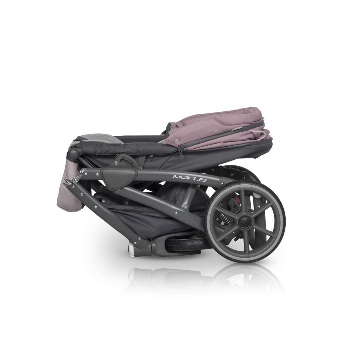 Коляска 3 в 1 Riko Marla 01 розовый