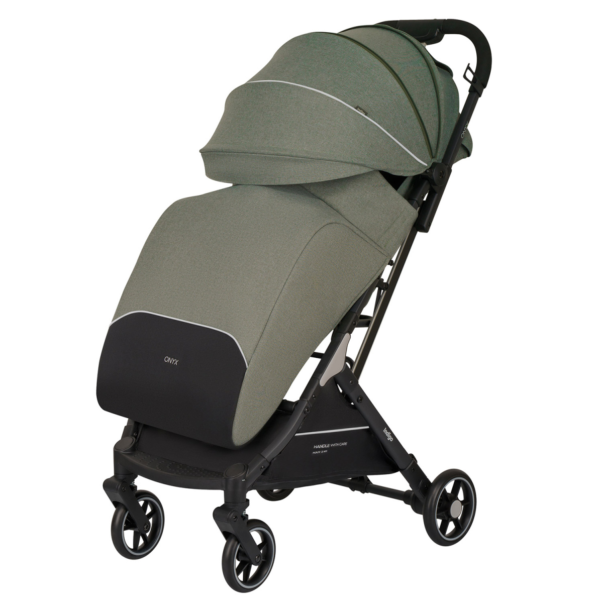 Коляска прогулочная Indigo ONYX оливковый