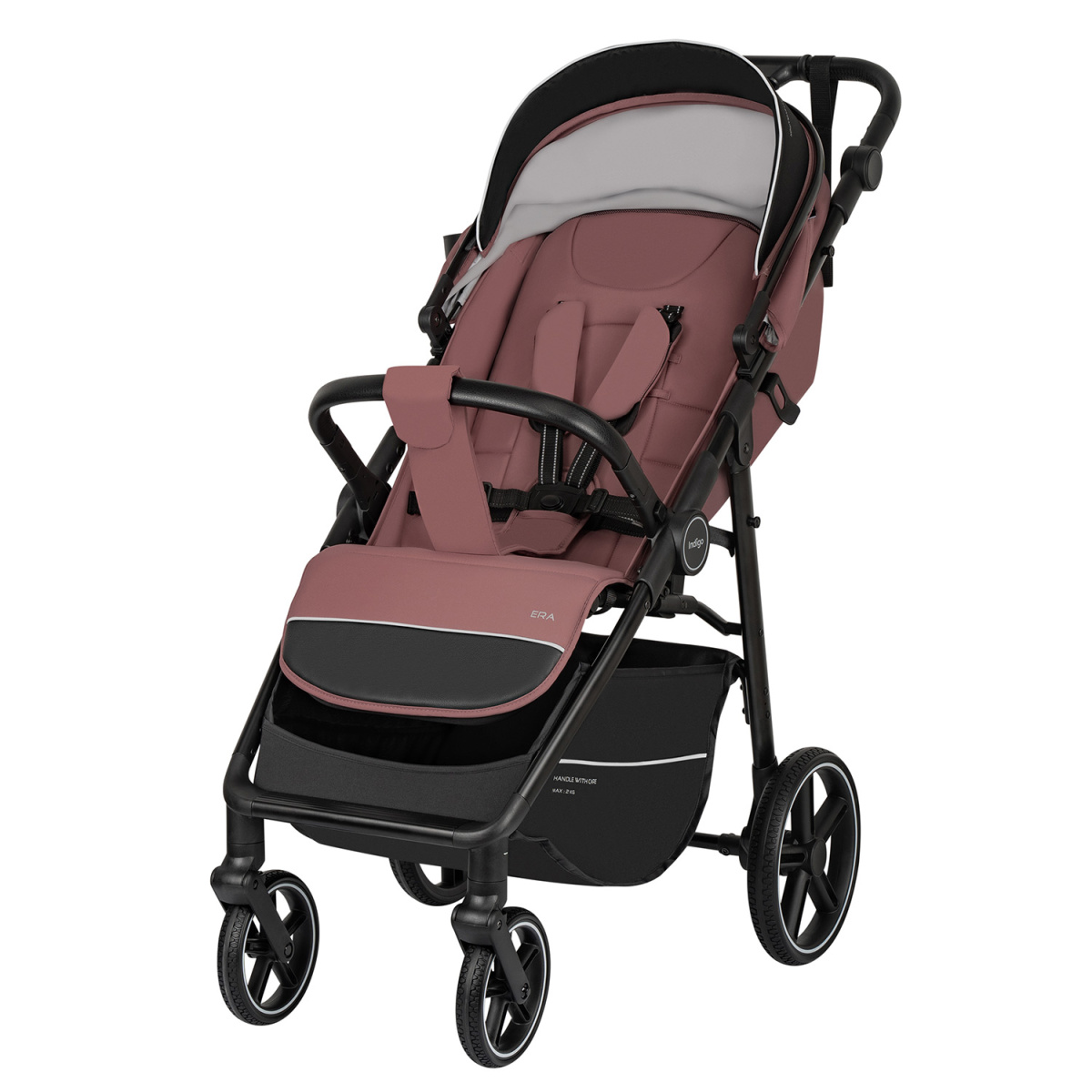 Коляска прогулочная Indigo ERA розовый