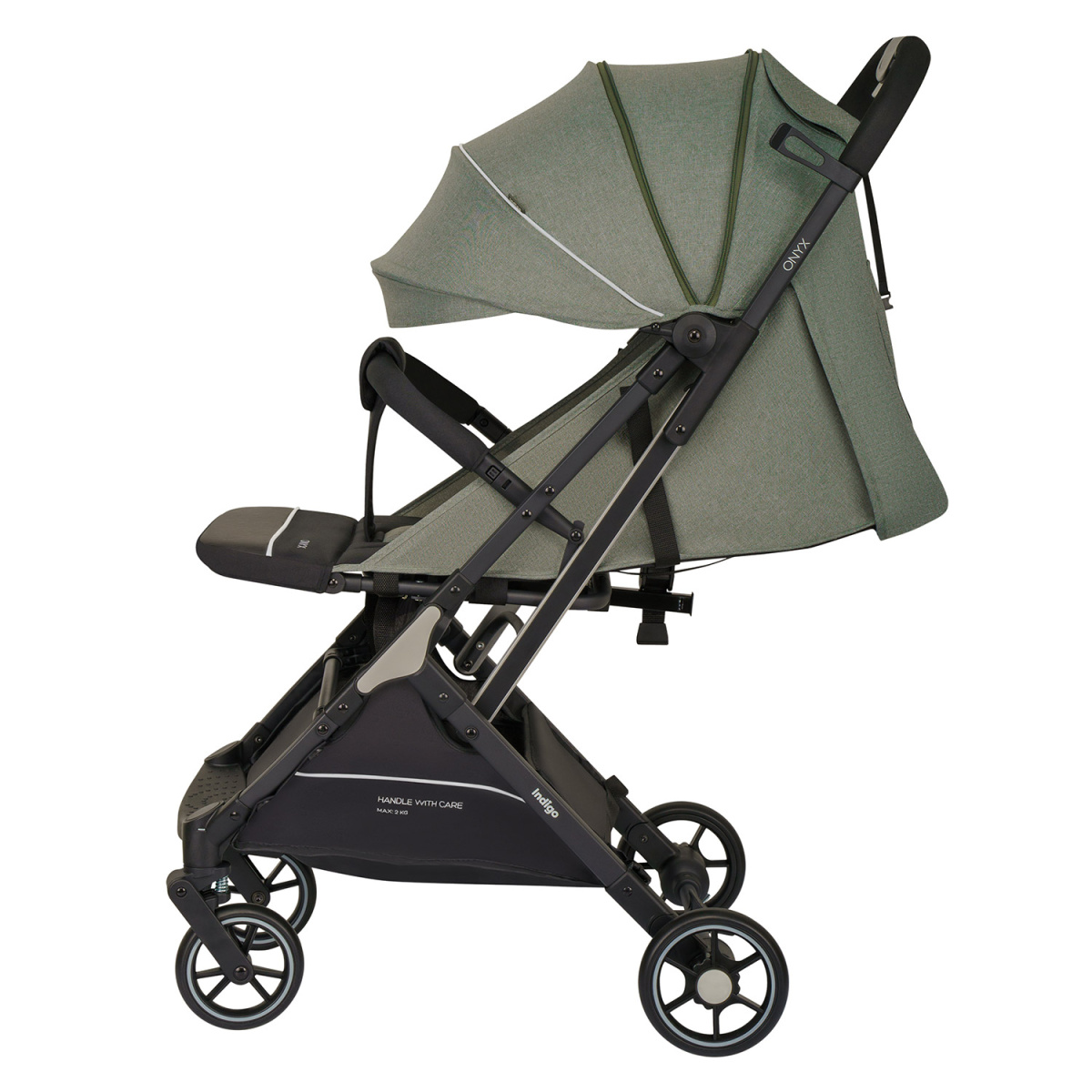 Коляска прогулочная Indigo ONYX оливковый