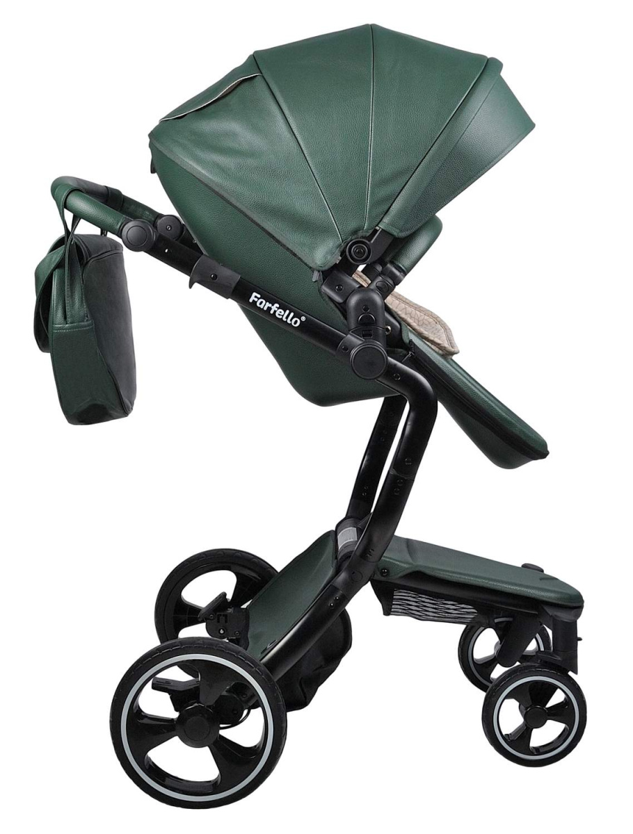 Коляска  2в1 Farfello Hot mama (Вечнозеленый)