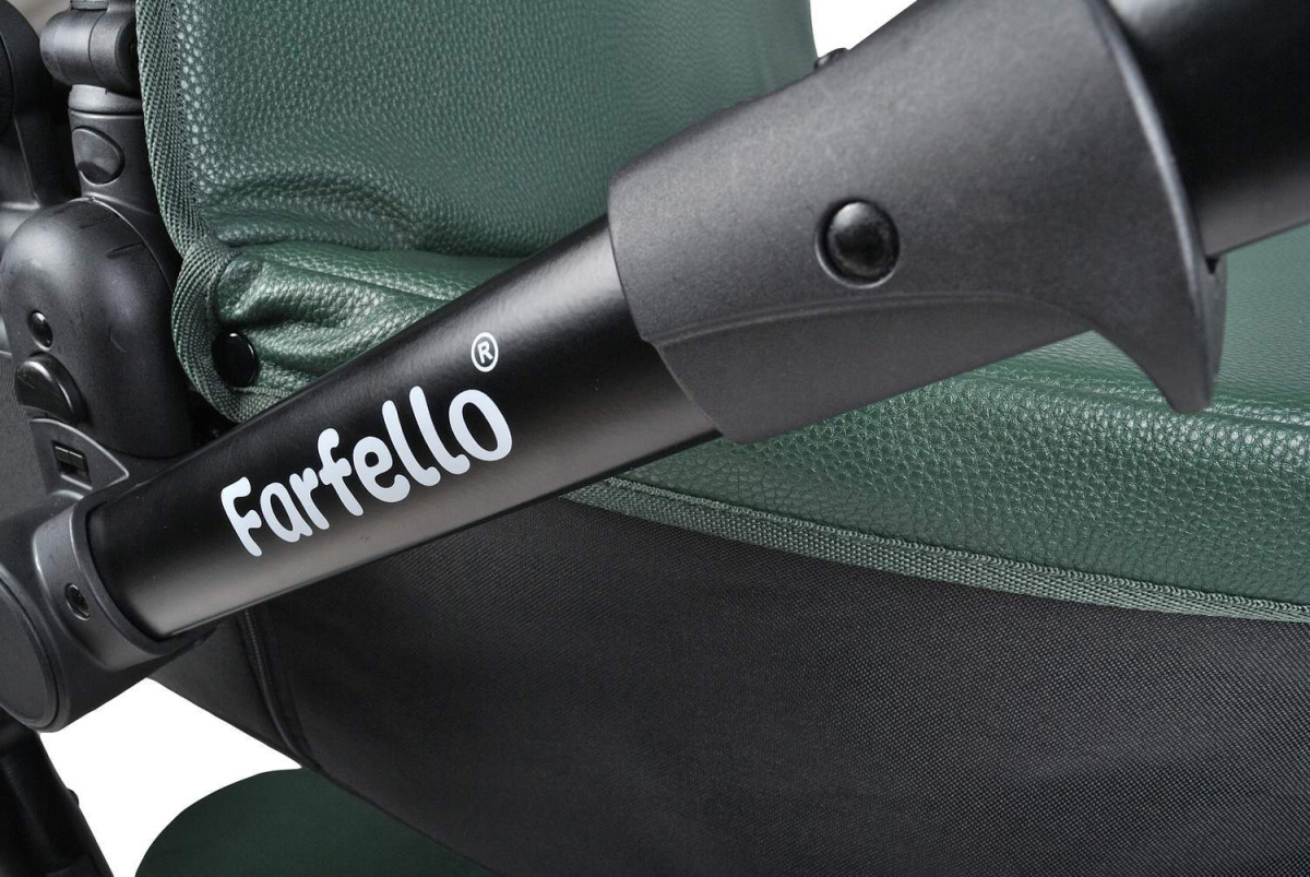 Коляска  2в1 Farfello Hot mama (Вечнозеленый)