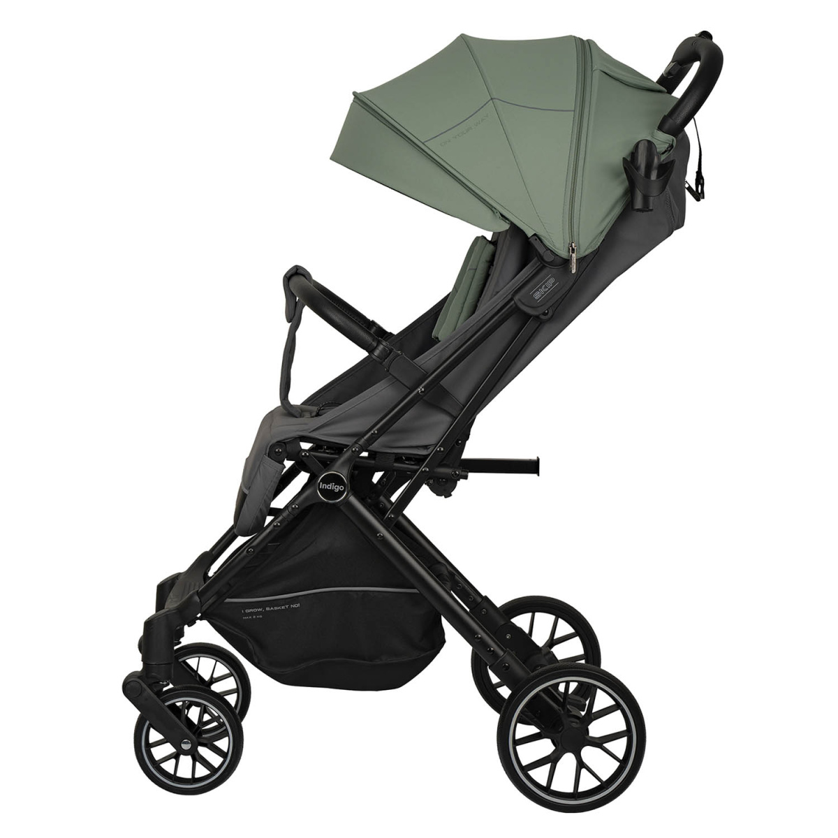 Коляска прогулочная Indigo SKIP зеленый