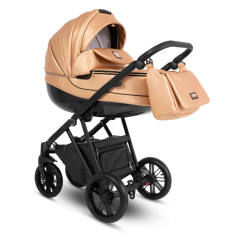 Коляска Camarelo Zeo 3 в 1 экокожа бронза