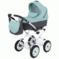 Коляска 2 в 1 Rant Dream Classic 04 серый-мятный