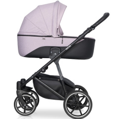Коляска 2 в 1 Riko Side 02 Rose светло-розовый