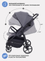 Коляска прогулочная Rant Volt 2025 Graphite