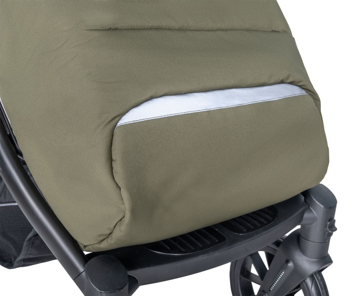 Коляска детская прогулочная Farfello Bonnie black (Fresh Green/свежая зелень)