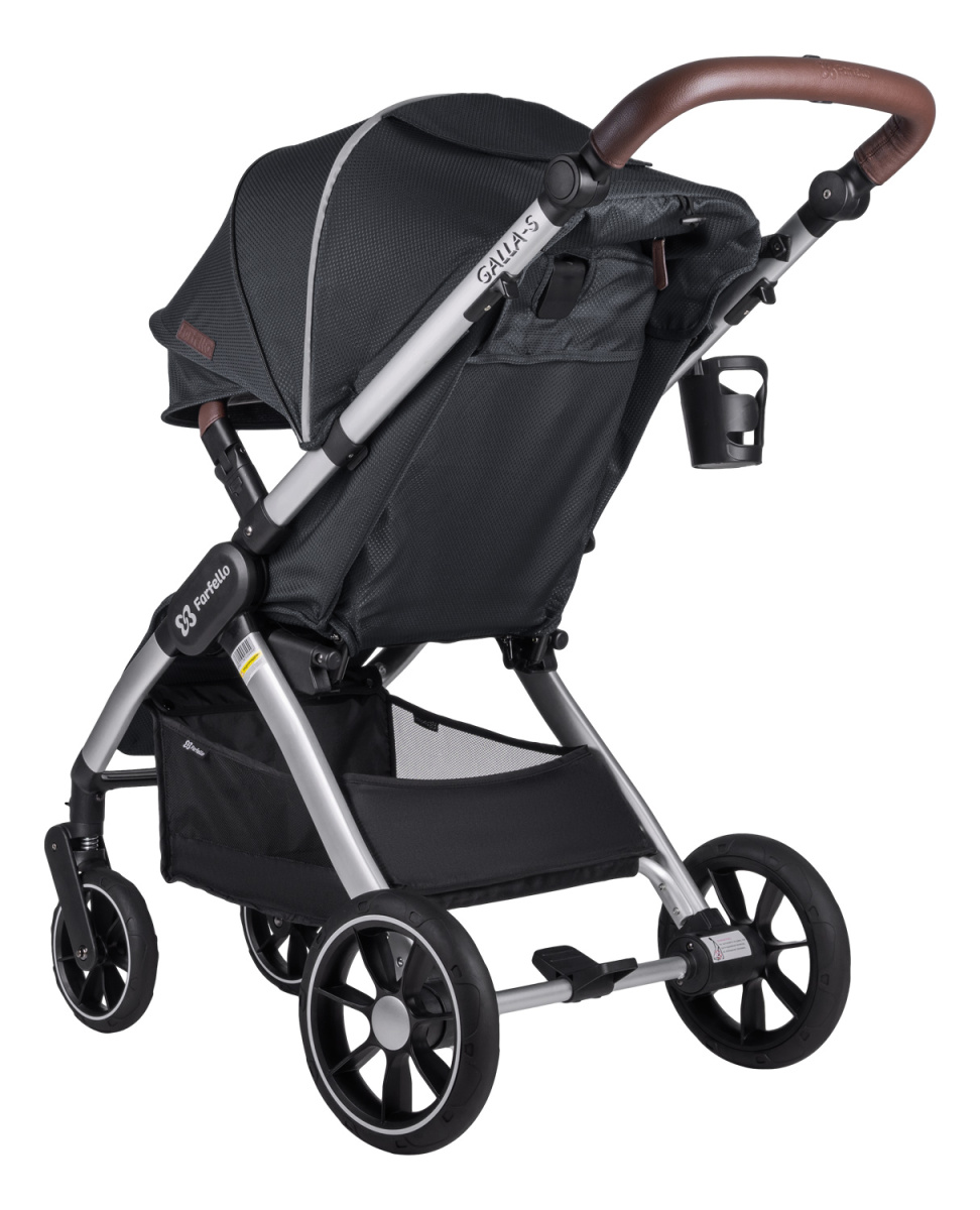 Коляска детская прогулочная Farfello Galla-S (Black/Черный)
