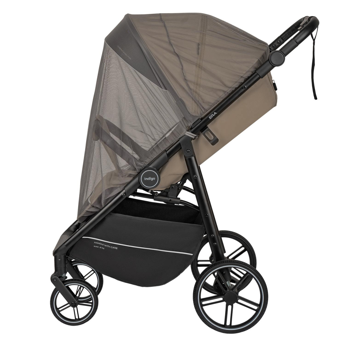 Коляска прогулочная Indigo ERA бежевый