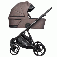 Коляска 2 в 1 Riko Basic YOGA, 02 КОРИЧНЕВЫЙ