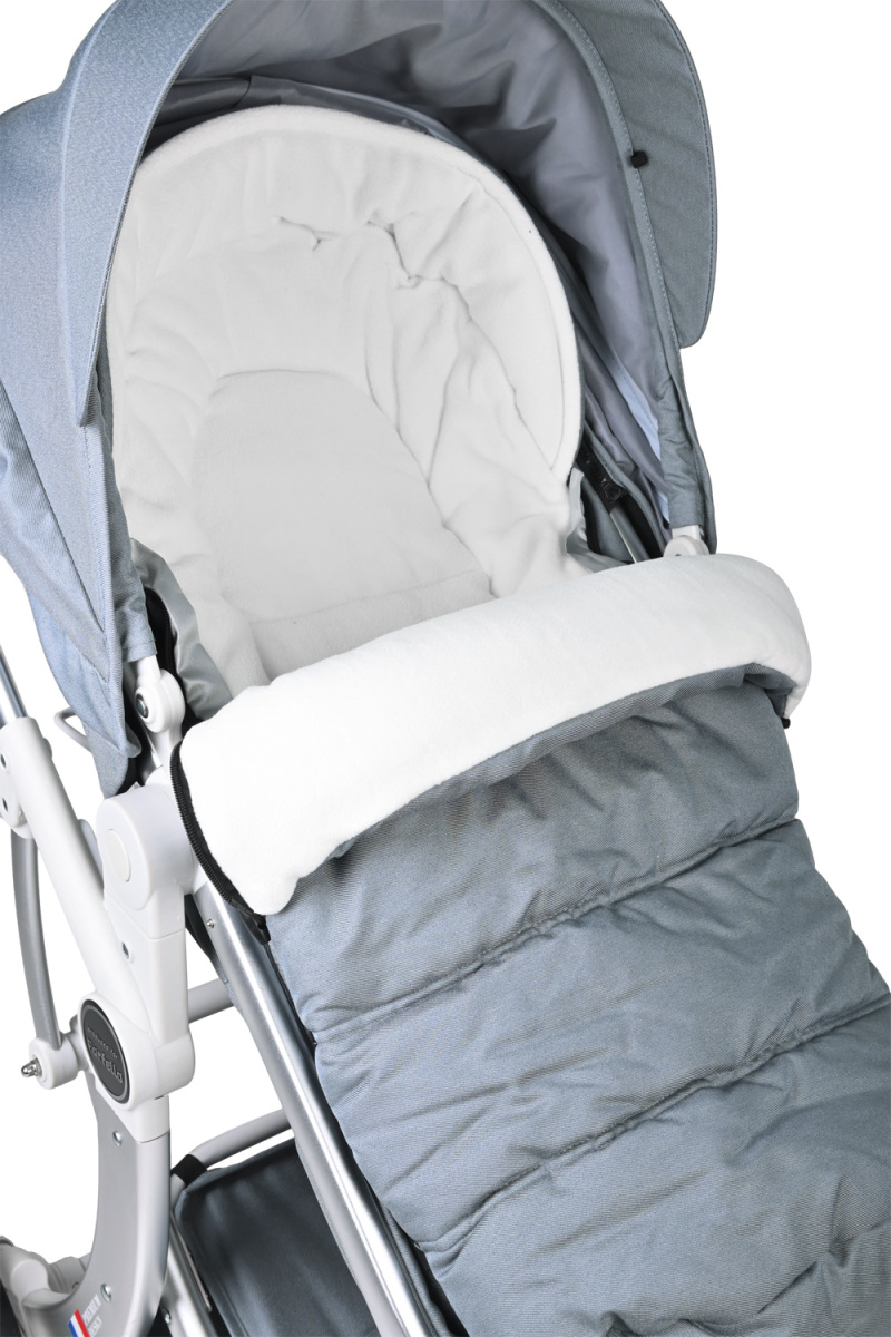 Коляска трансформер Farfello Aimile Original New Pearl (Стальной Серый NDP-3)