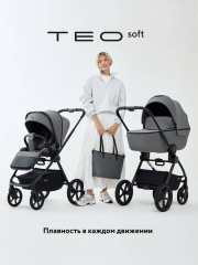 Коляска 2 в 1 Rant Teo Soft Grey