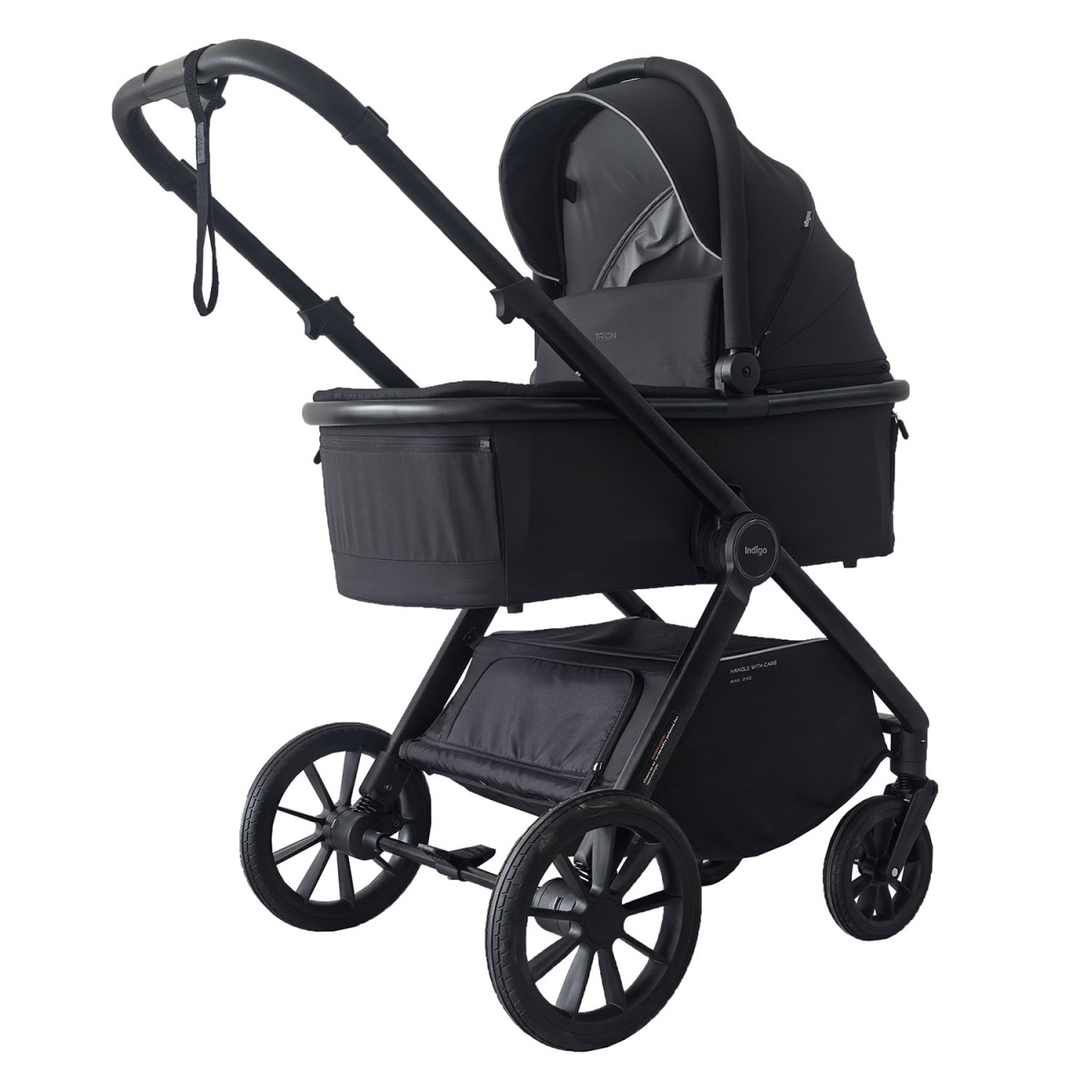Коляска 2в1 Indigo TRION черный