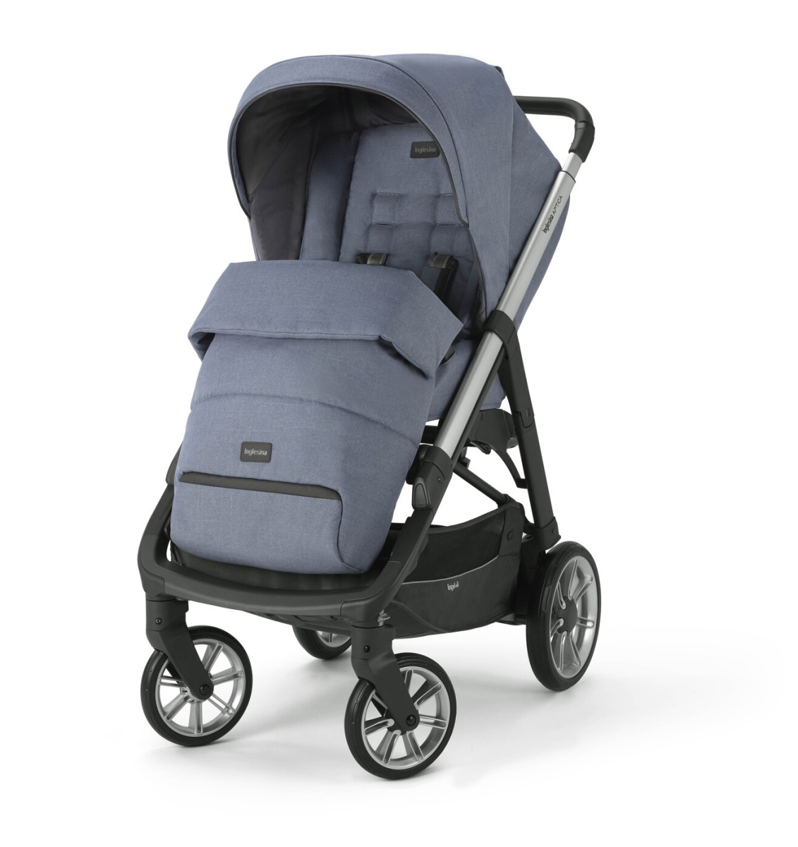 Коляска INGLESINA Aptica System Duo 2 в 1 на шасси Aptica Grafite, цвет ALASKA BLUE