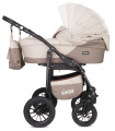 Коляска 3 в 1 Rant Siena 02 коричневый-бежевый