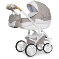 Коляска 3 в 1 Riko Bruno Luxe 02 бежевый