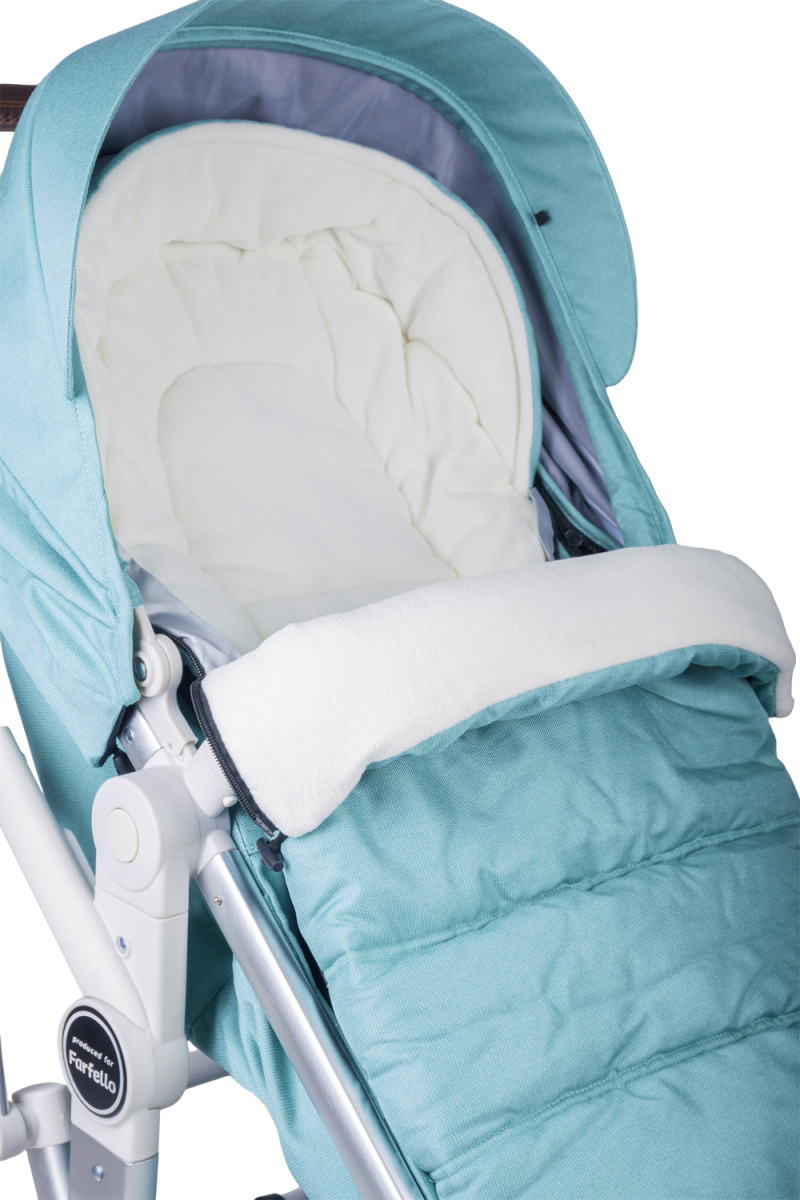 Коляска трансформер Farfello Aimile Original New Pearl (Мятный NDP-5)
